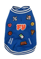 The Letterman Jacket - Blue -FINAL SALE NO RETURNS OR EXCHANGES